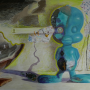 Coming out, 60 x 90 cm
