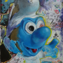 Smurf, 40 x 50 cm
